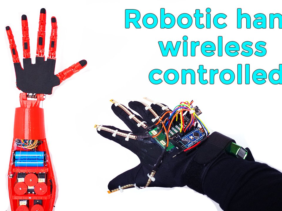 Robotic Hand With Wireless Glove Controlled | Arduino - Hackster.io