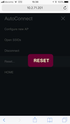 Reset the ESP8266