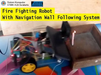 Fire Fighting Robot With Navigation Wall Following System