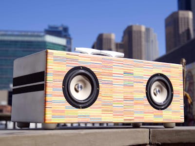 Turning Recycled Skateboards Into a Bluetooth Boombox