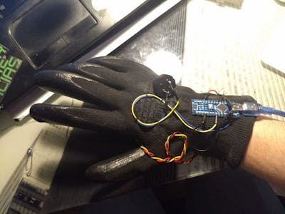 Hand Glove Light Theremin
