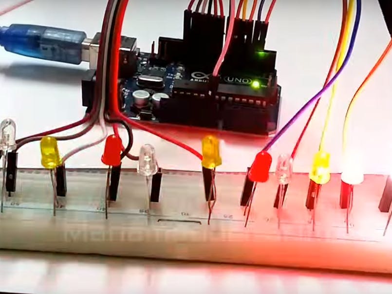 LED Sequential Control Arduino Tutorial - Arduino Project Hub