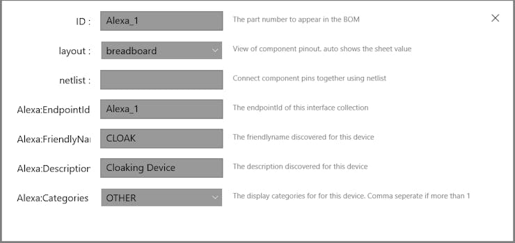 Endpoint properties