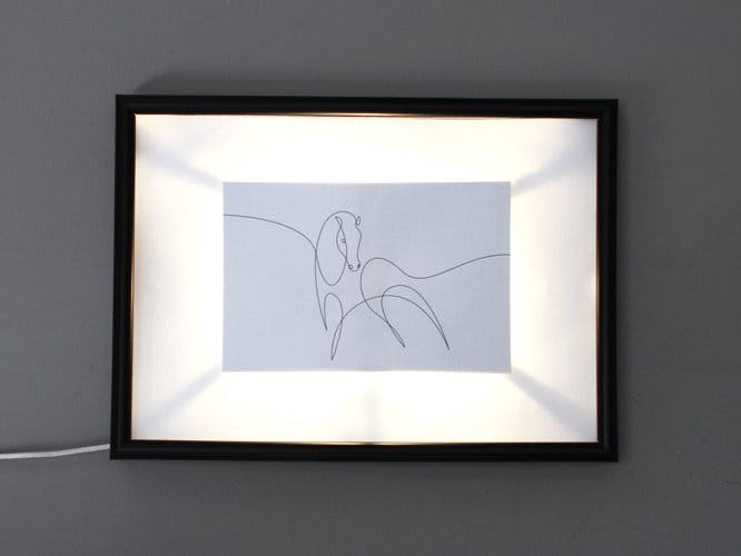 Hack a Picture Frame with Your Electric Paint Lamp Kit