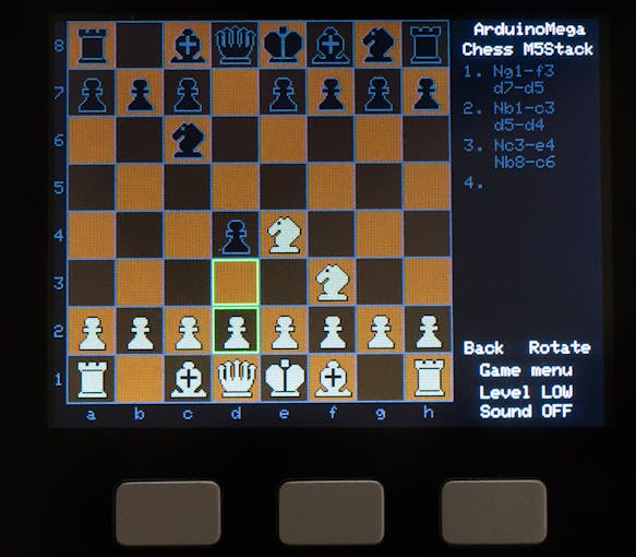 Arduino Mega Chess on M5Stack