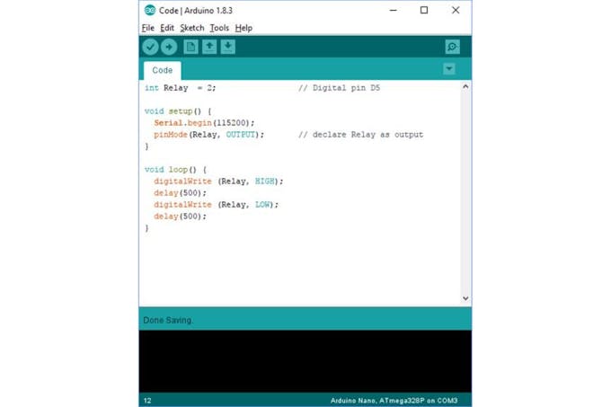 Driving A Relay With An Arduino Circuit Diagram