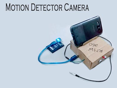 Android Motion Detector Camera with Arduino/MCU