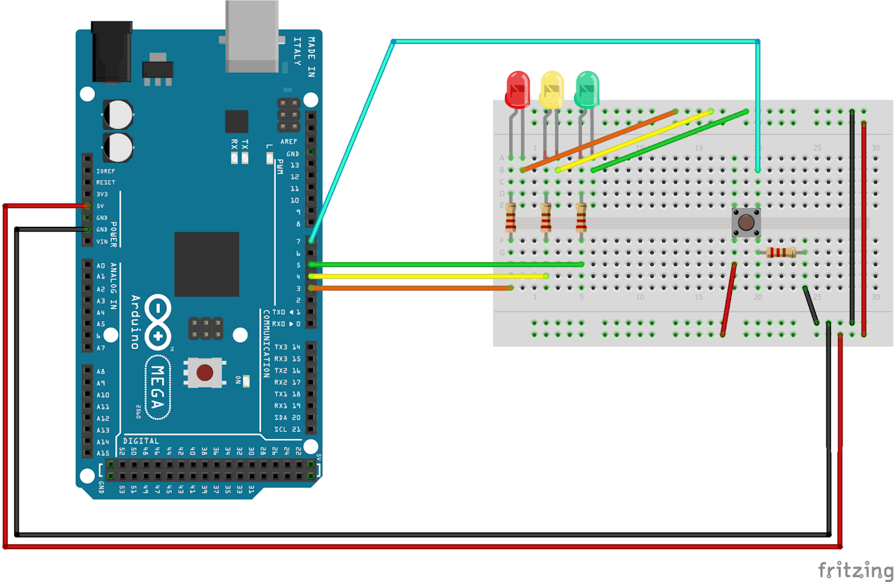 Led Blinking With Arduino Mega 2560 Arduino Project Hub Images