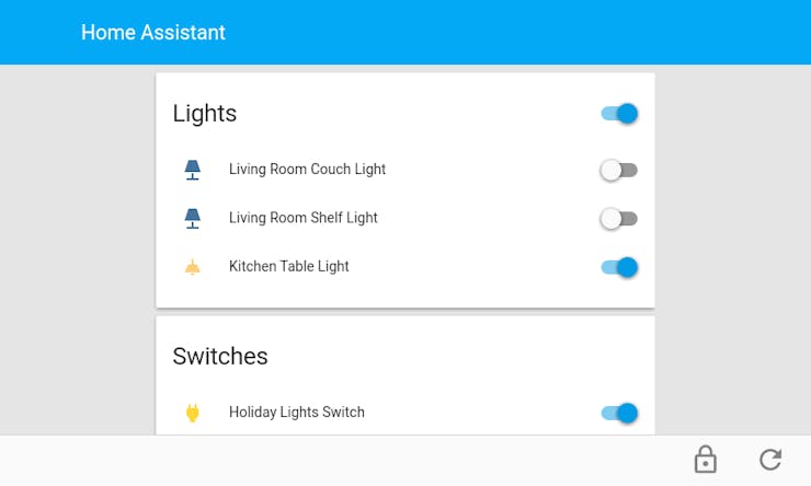 Home Assistant Dashboard