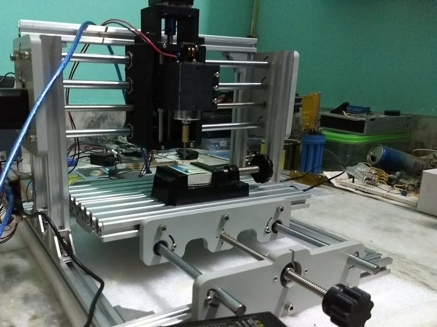 Diy 3 Axis Cnc Vmc Arduino Project Hub