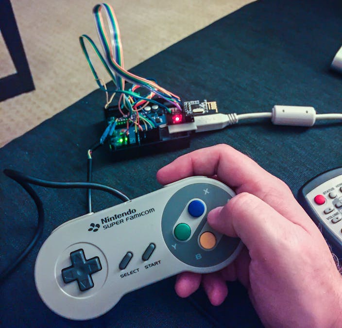 Wireless SNES with nRF24