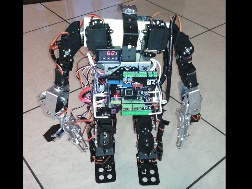 My First Humanoid 22 DOF Robot