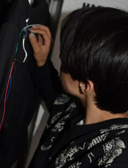 me sewing