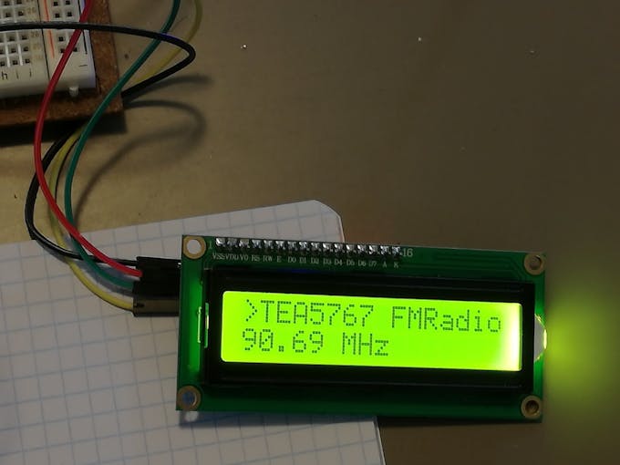 New TEA5767 Sketches to Make an FM Radio with Arduino - Arduino Project Hub
