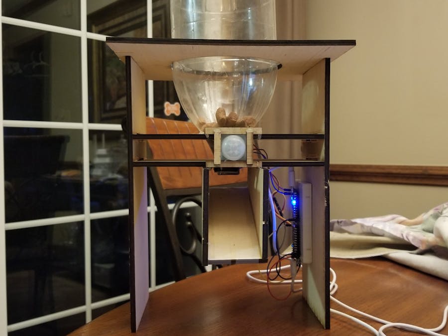 Dog Motion Sensor and Food Dispenser
