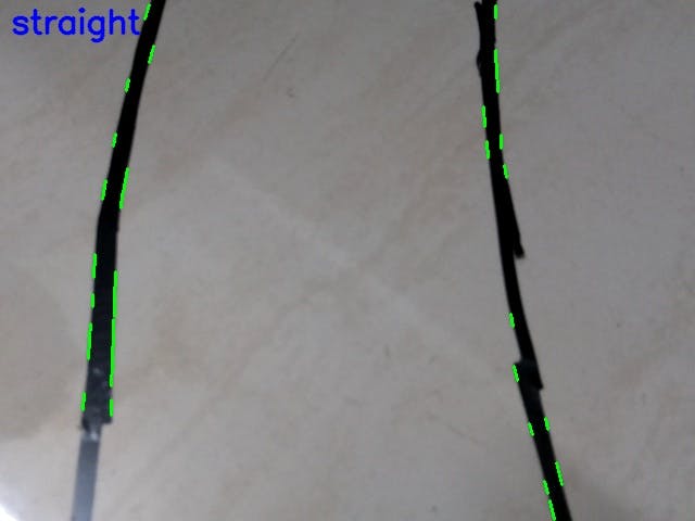 Straight road