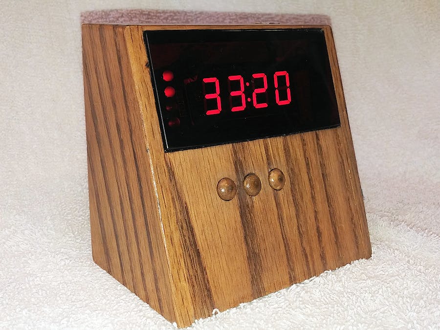 Retro 1980s LED Clock/Count Up Timer