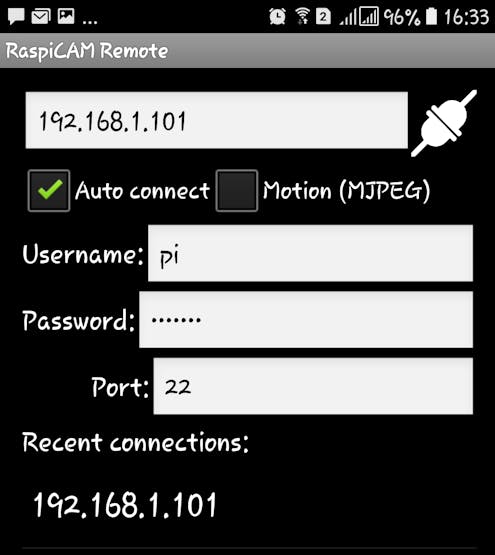RaspiCam Remote Mobile App