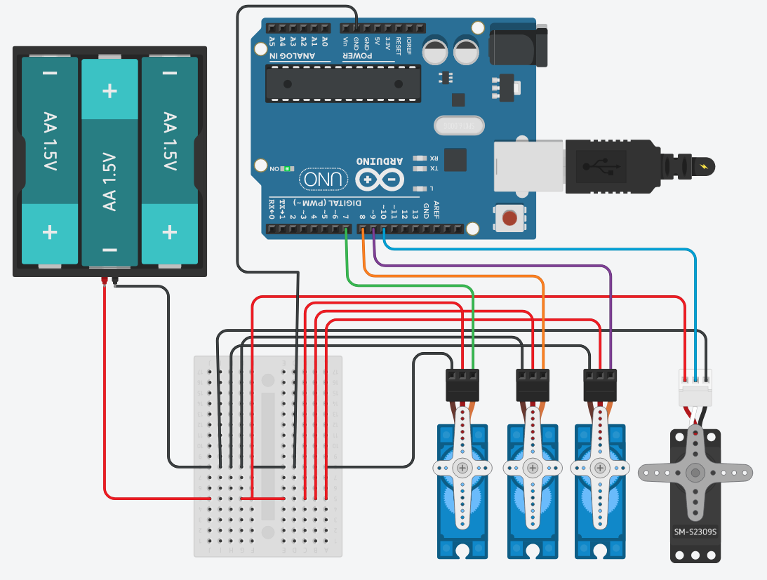 robotic arm using arduino