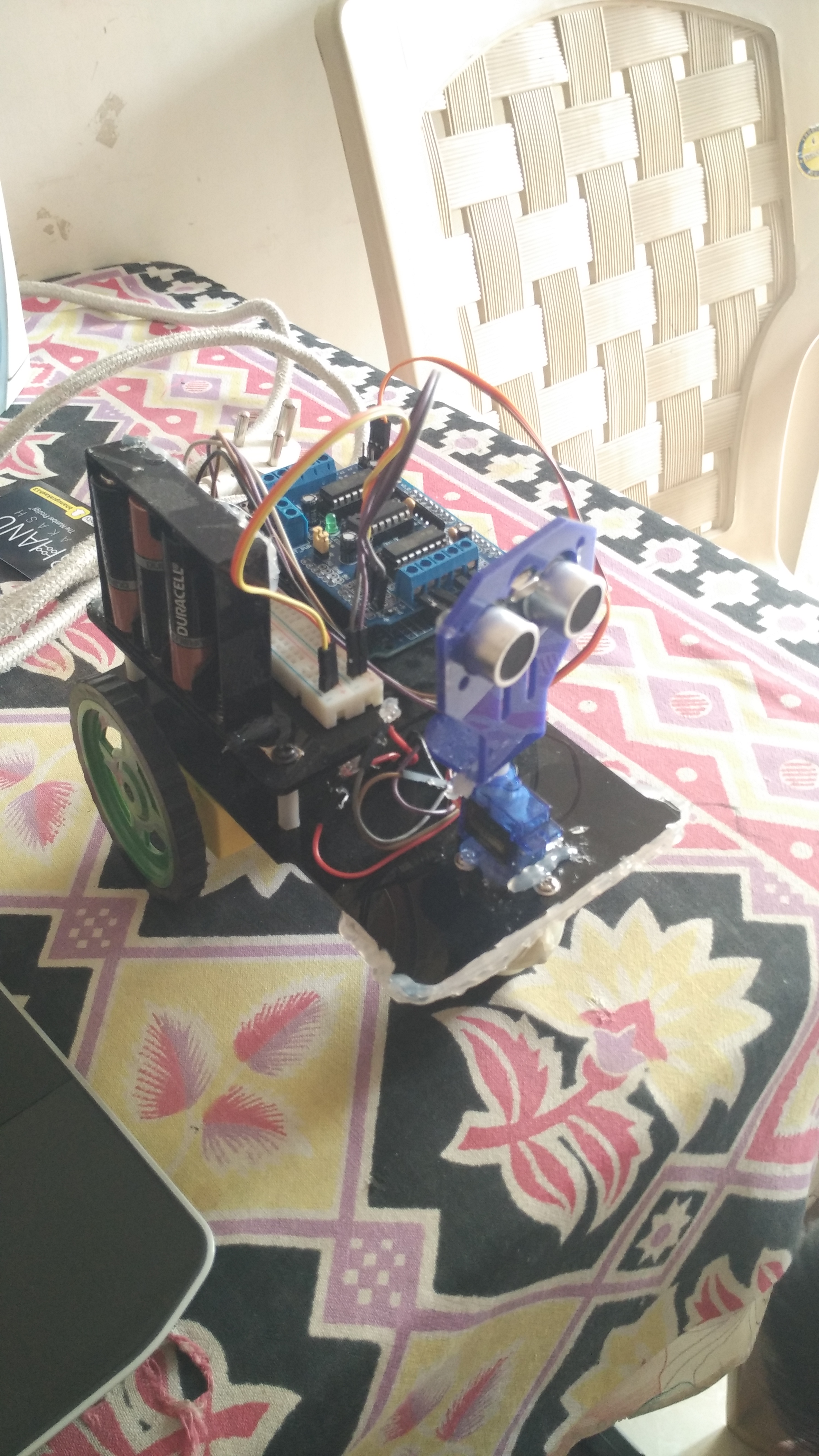 object detection robot using arduino