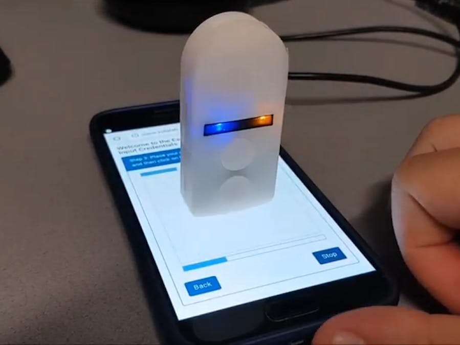 ESP8266 Screen Set WiFi Credentials