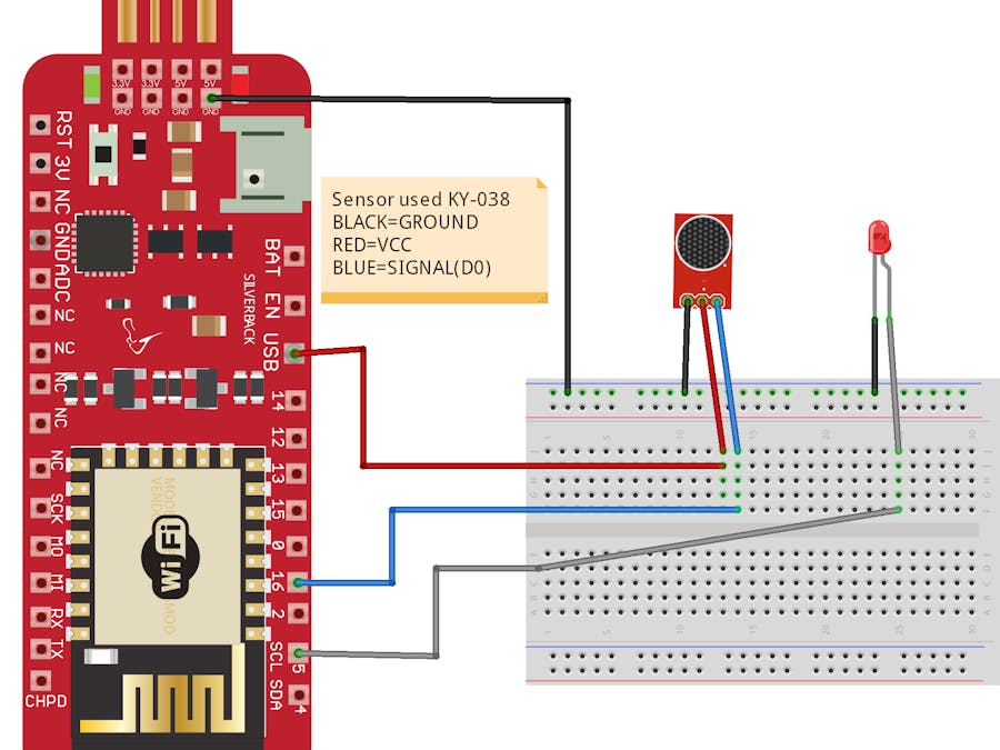 Sound Detection Using KY-038 Module