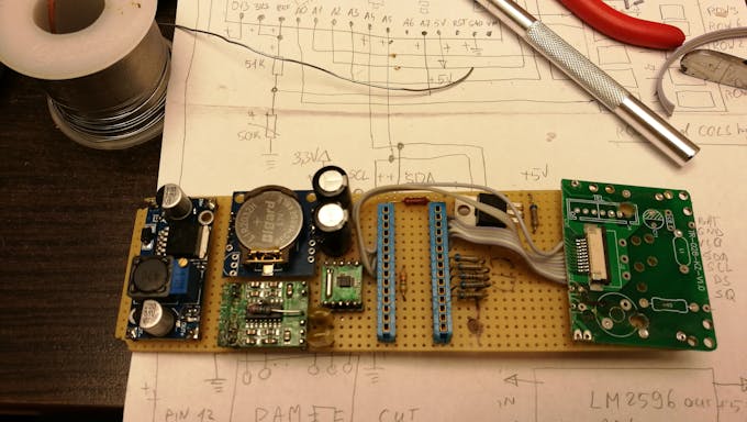 When everything is working on breadboard, it's time to move modules to another board.