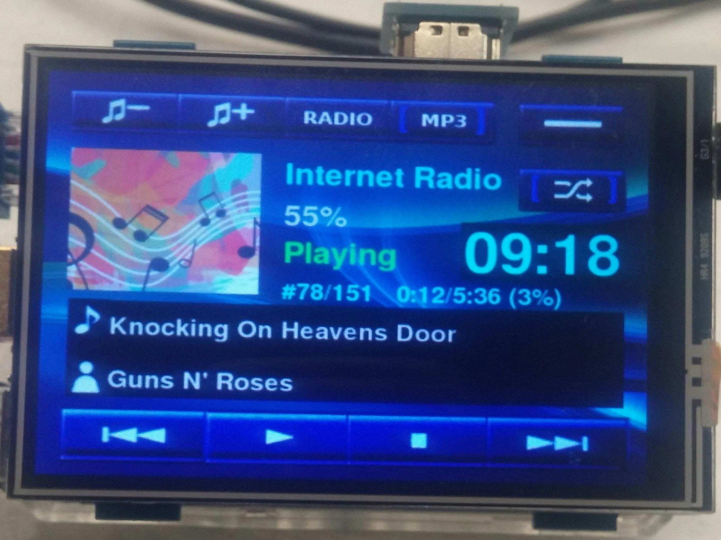 Raspberry Pi Internet Radio and MP3 Player with Bluetooth