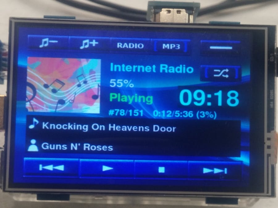 Raspberry Pi Internet Radio and MP3 Player with Bluetooth