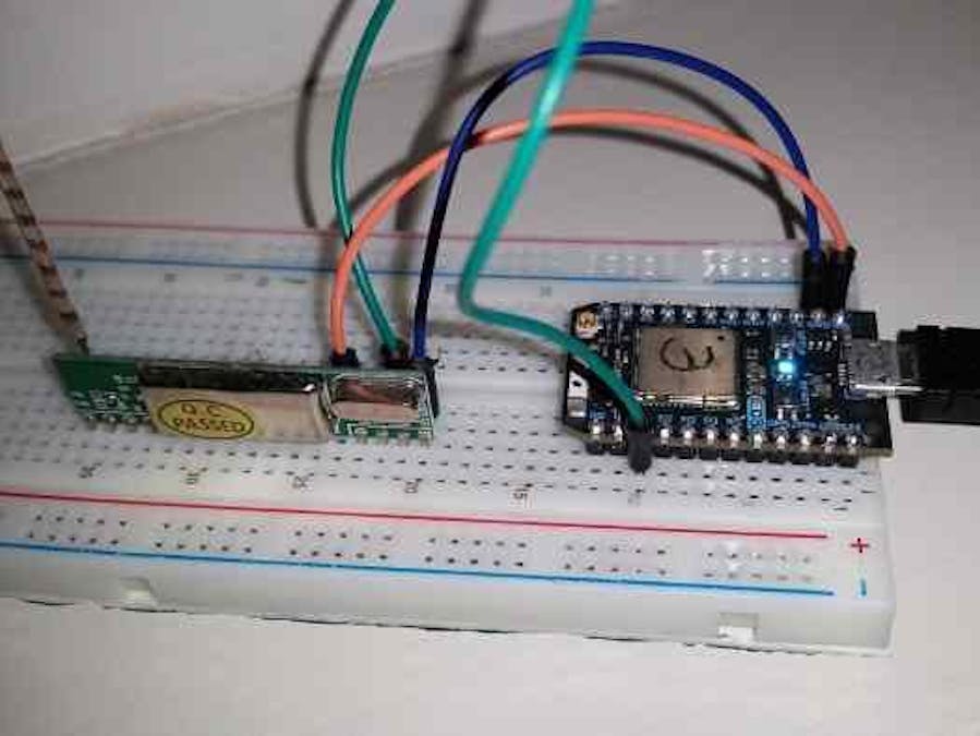 ESP8266 Adds WiFi To A 433 MHz Weather Station
