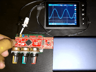 Low Cost DDS Function Generator for Makers