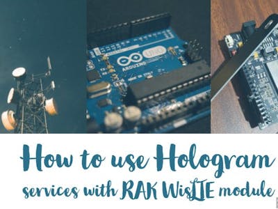 Using Hologram Services with RAK WisLTE Module