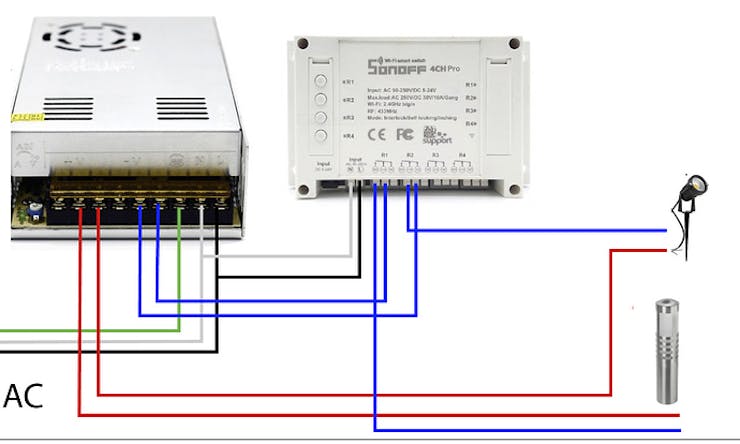 Smart Garden Light Controller With Sonoff Hackster Io
