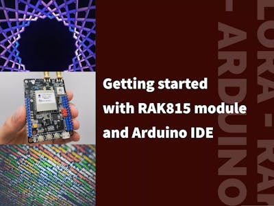 Getting Started with RAK815 Tracker Module and Arduino
