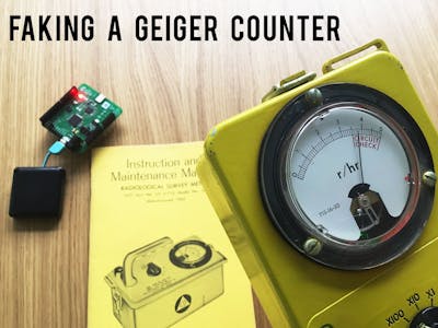 Fake Geiger Counter with Indoor Positioning