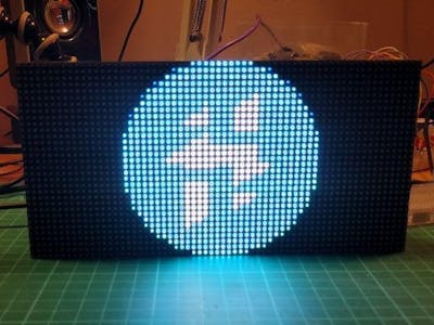RGB LED Matrix with an ESP8266