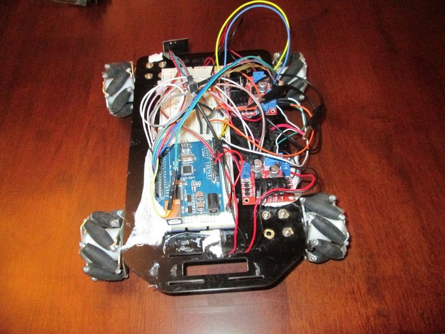 RC Rover Controlled by Gest