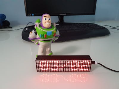 Smart LED Messenger, Connected Displayer