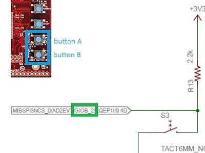 The 2 User Buttons on the Hercules LaunchPad Type II