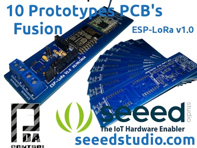 10 PCBs Professionals with Seeed Studio Fusion - ESP-LoRa