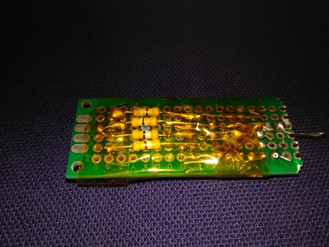 I2C common bus, insulated with tape