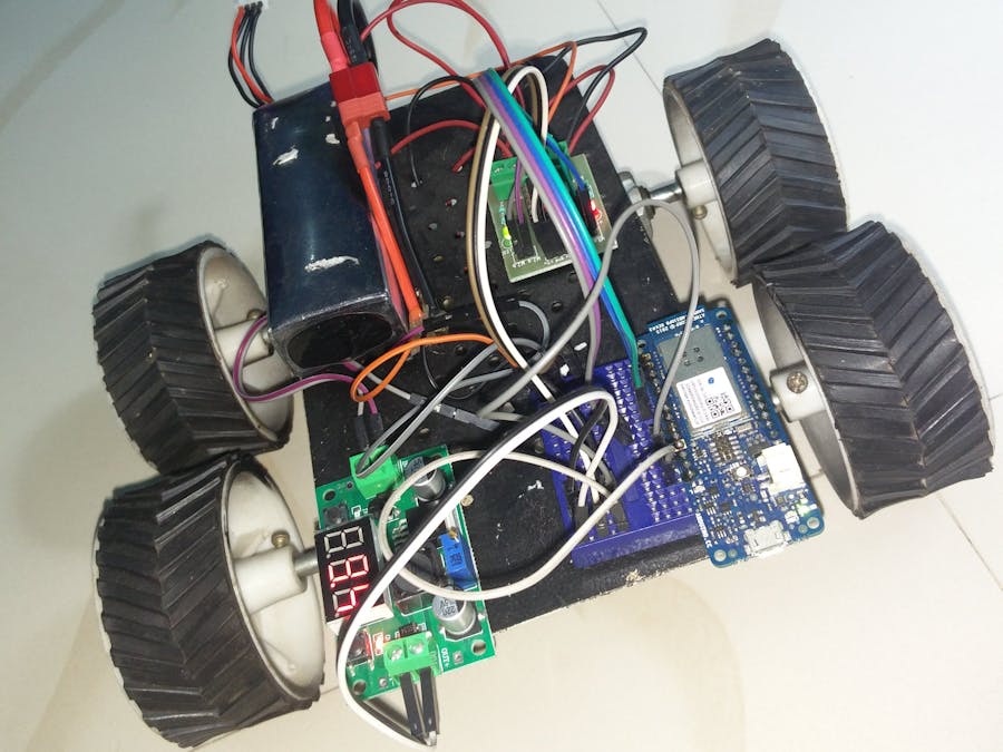 Arduino WiFi Robot Control Using Mobile Phone