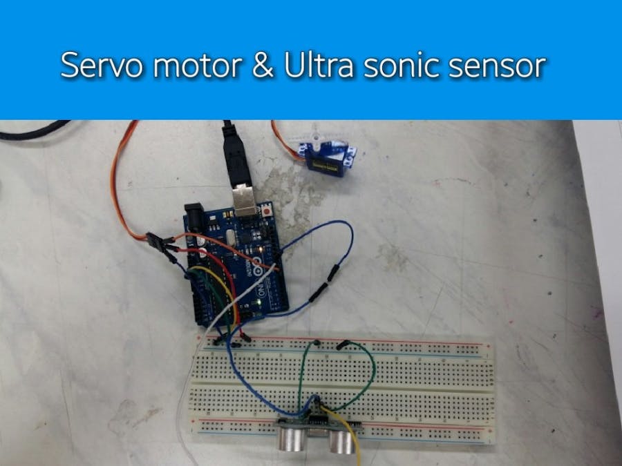 Servo Motor & Ultrasonic Sensor