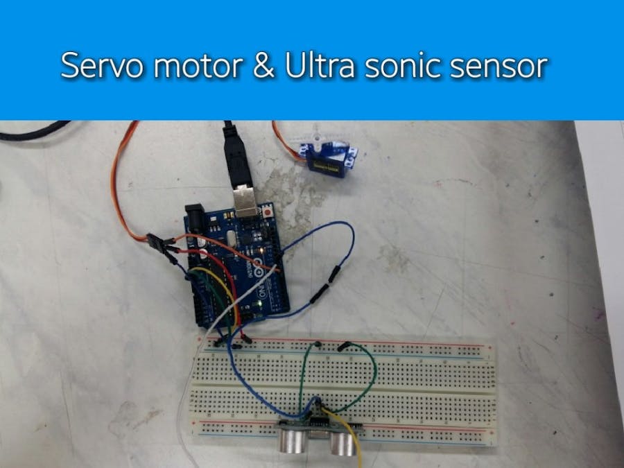 Servo Motor & Ultrasonic Sensor Arduino Project Hub Servo Motor & Ultrasonic Sensor Arduino Project Hub