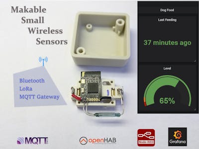 LoRa-Tooth: Small BLE Sensors Over WiFi & LoRa Gateways