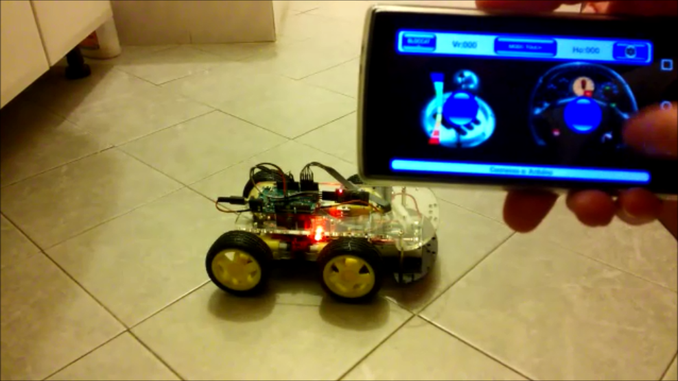 android controlled car