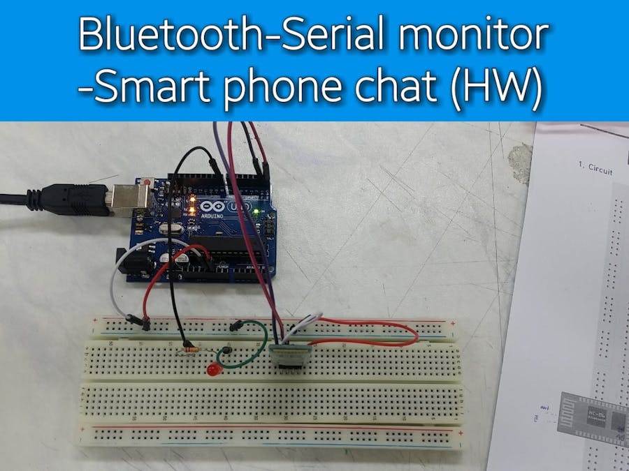 Bluetooth-Serial Monitor-Smartphone Chat/LED(hw)