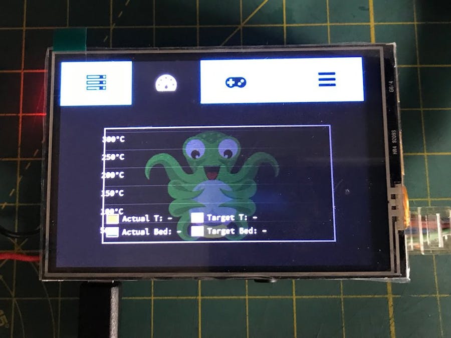 How To: TFT LCD with TouchUI on Raspberry Pi OctoPi Rig