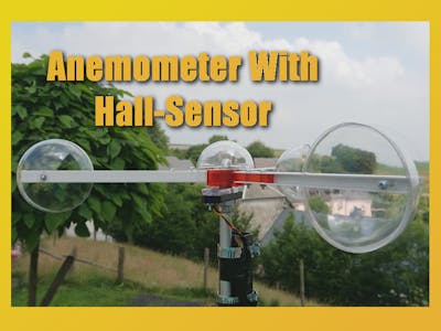 DIY Anemometer with Hall-Sensor