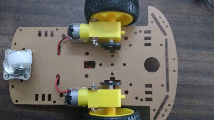 Top view of Chassis